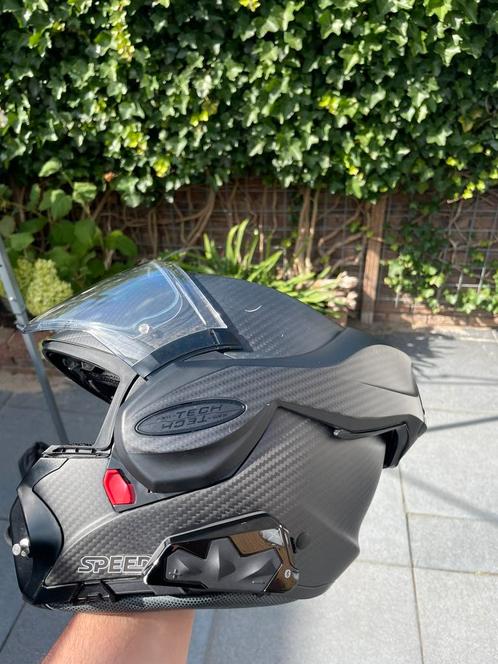 Scorpion Exo Tech Carbon, Motoren, Kleding | Motorhelmen, Dames, Heren, Kinderen, Systeemhelm, M, Overige merken, Tweedehands