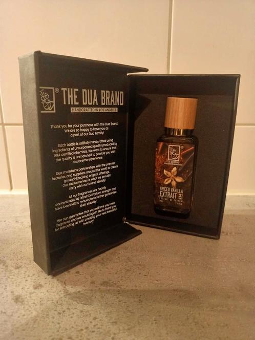 The Dua brand-Spiced Vanilla Extrait 21...extrait de parfum., Sieraden, Tassen en Uiterlijk, Uiterlijk | Parfum, Nieuw, Ophalen of Verzenden