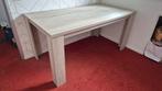 licht eiken eetkamertafel 160x90, Huis en Inrichting, Ophalen, Eikenhout, 50 tot 100 cm, Zo goed als nieuw