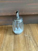 Vintage suikerpot suikershaker, Huis en Inrichting, Keuken | Servies, Overige typen, Ophalen of Verzenden, Overige stijlen, Glas