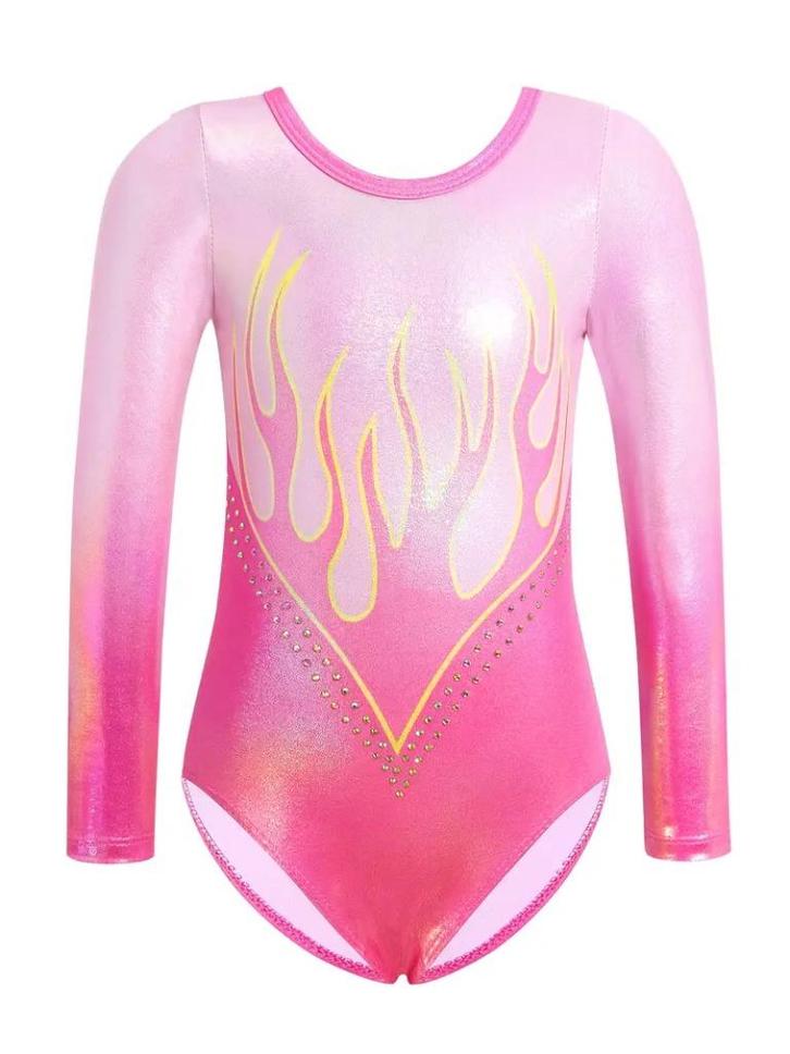 Turnpakje roze 116 122 128 134 140 146 152 gympakje turnen, Sport en Fitness, Turnen, Nieuw, Turnpak(je), Roze, Ophalen of Verzenden