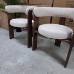 2 x Eetkamerstoel Granite Chenille Noten van Kave Home, Huis en Inrichting, Stoelen, Ophalen, Kave home, Twee, Bruin