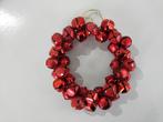 Kerstkrans - bellen - rood - kerstdecoratie - kersthanger, Ophalen of Verzenden, Nieuw