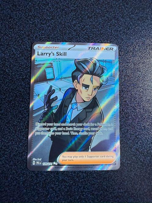 Pokemon Larry’s Skill PRE 139, Hobby en Vrije tijd, Verzamelkaartspellen | Pokémon, Nieuw, Losse kaart, Ophalen
