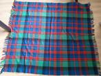 Vintage geruit plaid kleed deken jaren 70, Ophalen, Gebruikt