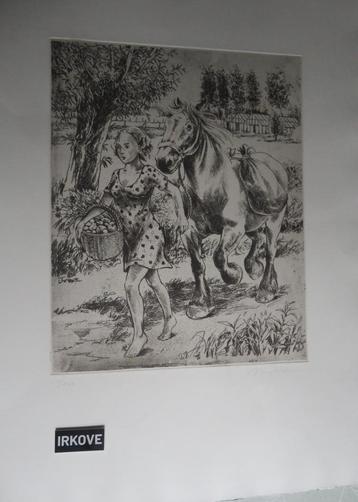 ETS MEISJE MET PAARD * Geen Lijst * beschikbaar voor biedingen