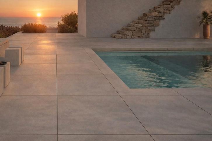 tuintegels 100x100, Tuin en Terras, Tegels en Klinkers, Nieuw, Terrastegels, Keramiek, Ophalen of Verzenden