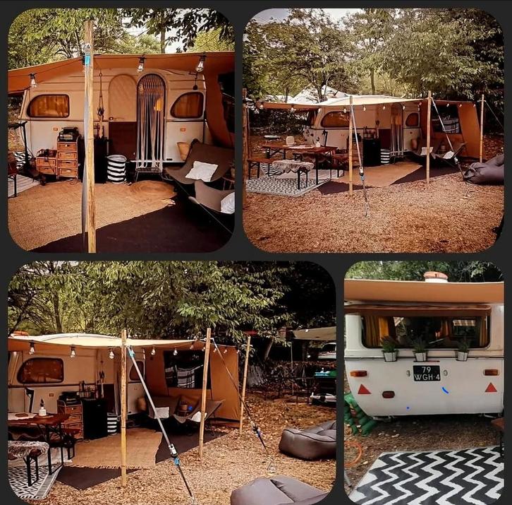 Moderne en vintage luifels en voortenten op maat, Caravans en Kamperen, Voortenten en Luifels, Nieuw, Ophalen