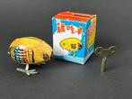 Blikken Win-Up Toy, Pecking Chicken Jaren ‘60, Antiek en Kunst, Ophalen of Verzenden