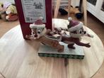 Disney traditions chip en dale kerst met doos en tag, Ophalen, Zo goed als nieuw, Beeldje of Figuurtje