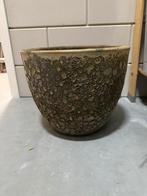Bloempot voor buiten 38 x 32 cm, Tuin en Terras, Bloempotten, Steen, Gebruikt, Tuin, Rond