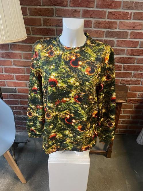 Kerst trui maat M - kerstboom - camouflage trui, Kleding | Dames, Truien en Vesten, Zo goed als nieuw, Maat 38/40 (M), Groen, Ophalen of Verzenden