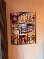 Zwart tijdschriftenrek - Leuk design!, Ophalen of Verzenden, Zo goed als nieuw