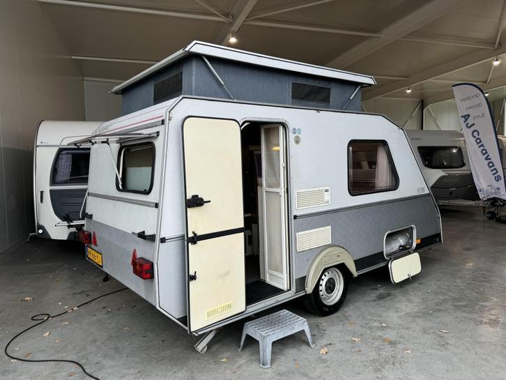 Kip Kompakt 37 EK / hefdak / licht gewicht, Caravans en Kamperen, Caravans, Bedrijf, tot en met 2, 500 - 750 kg, Treinzit, Kip