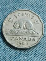 Canada 5 Cent 1956 Queen Elizabeth, Postzegels en Munten, Munten | Amerika, Losse munt, Verzenden, Noord-Amerika