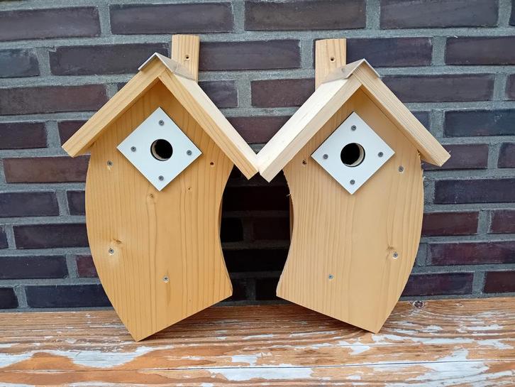 Pimpelmees Koolmees huisjes vogelhuisje nestkastje, Tuin en Terras, Vogelhuisjes en Vogelbaden, Nieuw, Ophalen of Verzenden