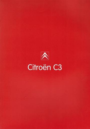Brochure Citroen C3 2001 beschikbaar voor biedingen