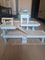 Pinolino Autogarage - Houten Speelgoed Garage, Kinderen en Baby's, Speelgoed | Overig, Ophalen of Verzenden, Zo goed als nieuw