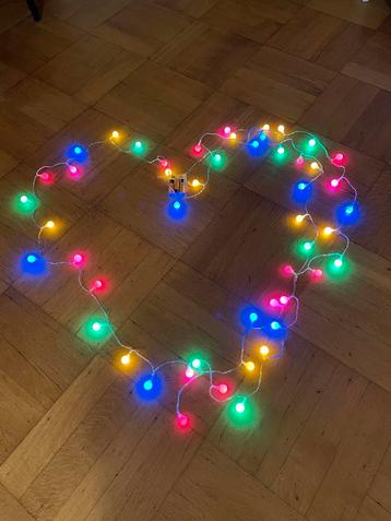 Gekleurde lichtjes lichtjesslinger lampjes 5 meter lang. beschikbaar voor biedingen