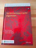 H.B. Krans - Verbintenissenrecht algemeen, Ophalen of Verzenden, Zo goed als nieuw, H.B. Krans; M.H. Wissink; G.T. de Jong