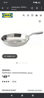 Koekenpan ikea, Ophalen, Zo goed als nieuw, Koekenpan of Braadpan