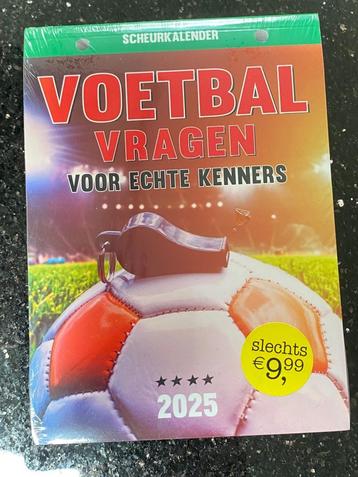 Voetbalvragen Scheurkalender 2025  