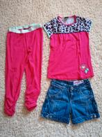 Meisjeskleding maat 140 roze setje +short oa Vingino, Meisje, Ophalen of Verzenden, Zo goed als nieuw, Setje