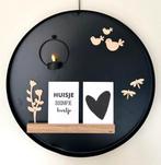 Magneetbord rond zwart 50cm, Ophalen of Verzenden, Nieuw, Magneetbord