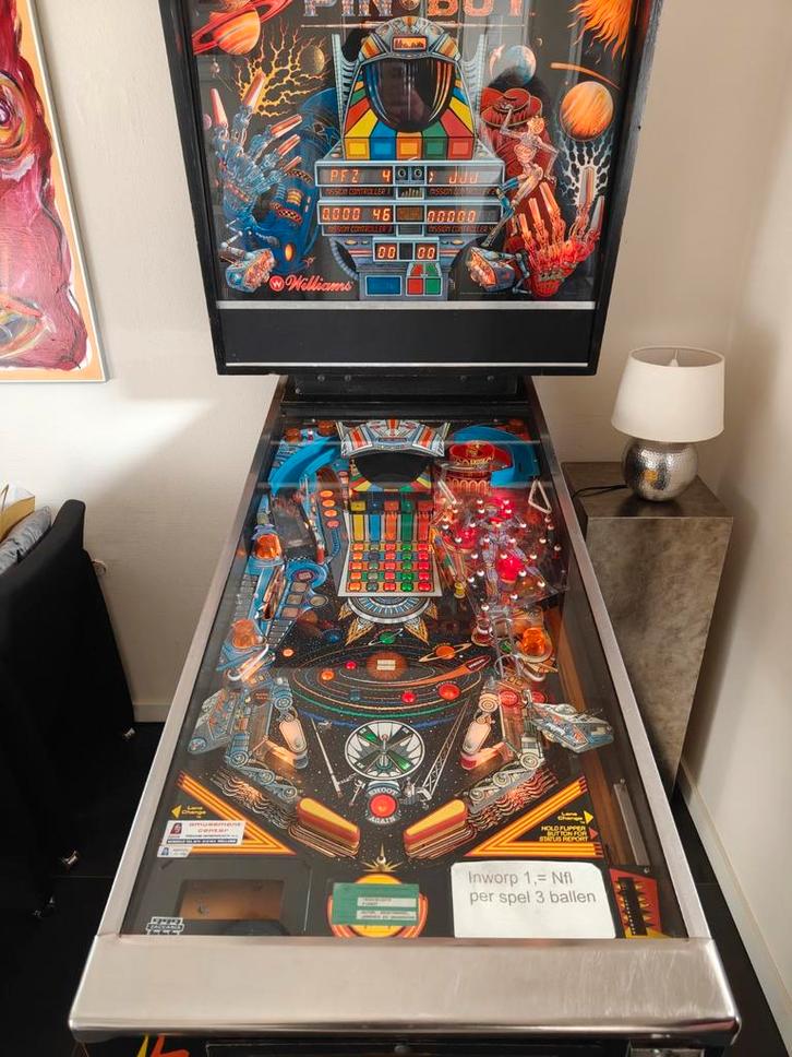 Flipperkast Pin-Bot, Verzamelen, Automaten | Flipperkasten, Gebruikt, Flipperkast, Ophalen of Verzenden