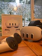 Meta Quest 3 (128GB) – Zo goed als nieuw + Luxe Headstrap, Spelcomputers en Games, Virtual Reality, Ophalen of Verzenden, Nieuw