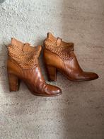 Bruine leren enkellaarsjes maat 40, Ophalen of Verzenden, Gedragen, Bruin, Lage of Enkellaarzen