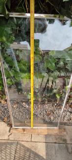 2x dubbelglas ruiten: 87,5x45,5x1,6cm & 97,7x156,7x2,1cm, Ophalen of Verzenden, Gebruikt