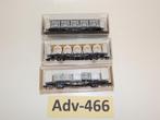 Adv-466 N Spoor Speciale Goederenwagons 8231/32 Fleischmann, Gelijkstroom, Fleischmann, Wagon, Ophalen of Verzenden