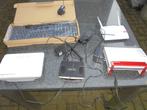 Router, modem, toetsenbord. fritz box, KPN experia, Enginius, Gebruikt, Ophalen