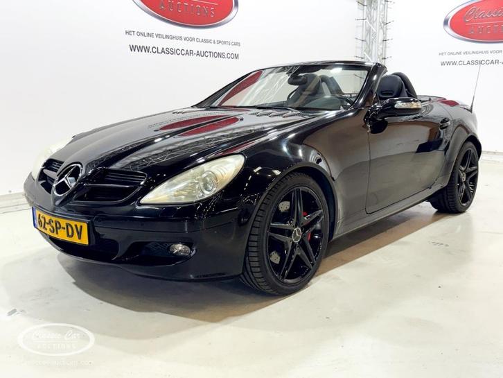 Mercedes-benz SLK 350  - ONLINE AUCTION, Auto's, Mercedes-Benz, Bedrijf, SLK, Benzine, G, Cabriolet, Automaat, Geïmporteerd, Zwart
