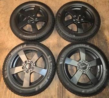 Winterbandenset 5x114.3 205/55/16 michelin alpin 6 z.g.a.n beschikbaar voor biedingen