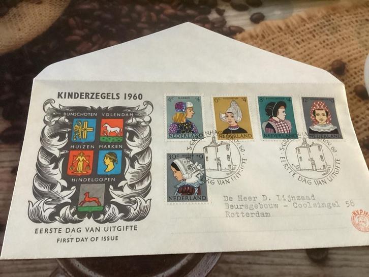 No2924 Kinder E46 gelopen Rotterdam Heb ook van Nederland ja, Postzegels en Munten, Postzegels | Eerstedagenveloppen, Beschreven