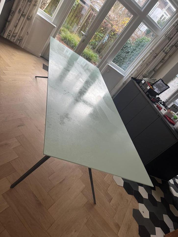 Eettafel, Huis en Inrichting, Tafels | Eettafels, Gebruikt, 100 tot 150 cm, 200 cm of meer, Vijf personen of meer, Rechthoekig