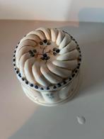 Antieke Keramische Puddingvorm met Bloemmotief Decoratie Keu, Antiek en Kunst, Antiek | Keramiek en Aardewerk, Ophalen of Verzenden