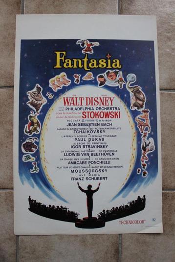 filmaffiche Walt Disney Fantasia filmposter beschikbaar voor biedingen
