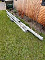PVC Pijpen - 120mm Diameter, Lange Lengtes, Doe-het-zelf en Verbouw, Buizen en Afvoer, Ophalen, Gebruikt, Pvc, 4 tot 6 meter