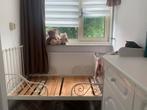Wit, romantisch, kinderbed in prinsessenstijl., Kinderen en Baby's, Kinderkamer | Bedden, Ophalen, Gebruikt, 70 tot 85 cm, Lattenbodem