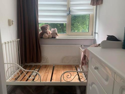 Wit, romantisch, kinderbed in prinsessenstijl., Kinderen en Baby's, Kinderkamer | Bedden, Gebruikt, 180 cm of meer, 70 tot 85 cm