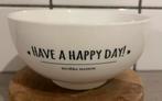 Rivièra Maison schaaltje Have a happy day, Huis en Inrichting, Keuken | Servies, Ophalen of Verzenden, Overige stijlen, Glas, Schaal of Schalen