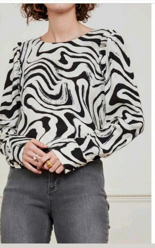 Fabienne Chapot Bowie Coco top/ blouse maat 36 *nieuw *, Kleding | Dames, Blouses en Tunieken, Nieuw, Maat 36 (S), Ophalen of Verzenden