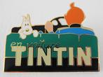 🎈 Kuifje pin speldje Tintin en voiture uit Het gebroken oor, Speldje of Pin, Zo goed als nieuw, Verzenden