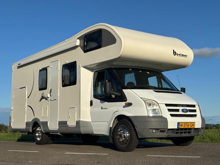 Benimar camper met 5 gordelplaatsen, XXL garage, off-grid, Caravans en Kamperen, Campers, Particulier, tot en met 6, Alkoof, Benimar