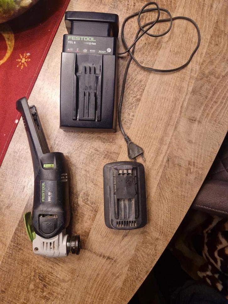 Festool OSC 18 Accu Multitool met Oplader, Doe-het-zelf en Verbouw, Gereedschap | Boormachines, Ophalen