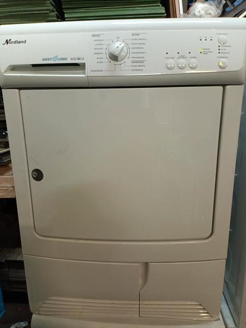 Nordland Easylogic ECD 8612 condensdroger, Witgoed en Apparatuur, Wasdrogers, Zo goed als nieuw, Condens, Voorlader, 4 tot 6 kg