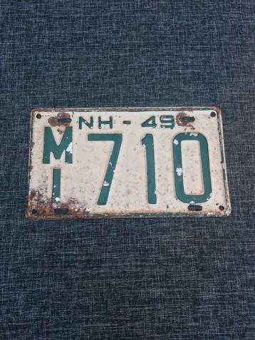 Kentekenplaat New Hampshire USA 1949 nummerbord Nummerplaat  beschikbaar voor biedingen